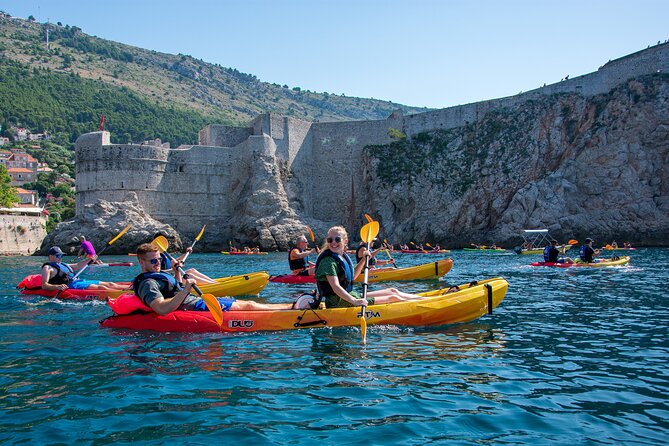 Afternoon Dubrovnik Guided Kayaking Tour - The double-kayak setup, and what to expect if you are a first-timer