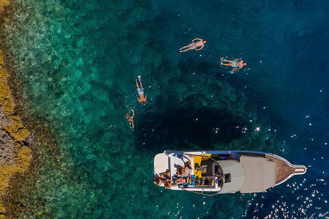 Blue Cave, Green Cave & Lopud Beach small group Speed boat Tour - Green Caves, Canyon Passage, and Dark Cave Stops