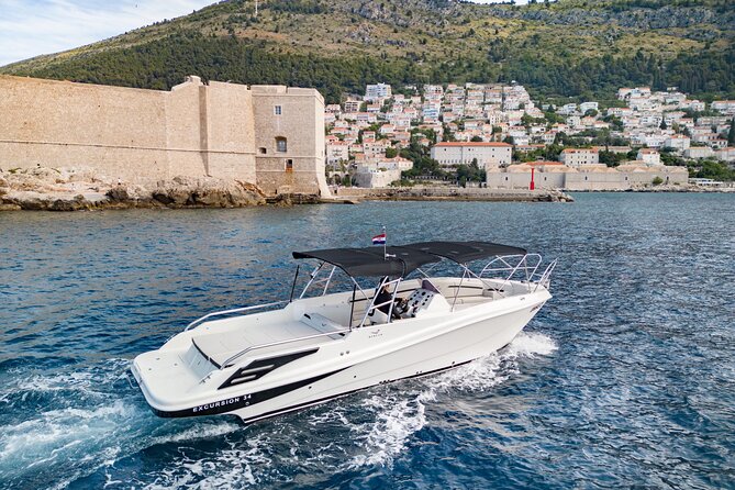 Brand New Mercan Excursion 34 Private Tour From Dubrovnik Cavtat - A private speedboat day that links Dubrovnik views with real swim time