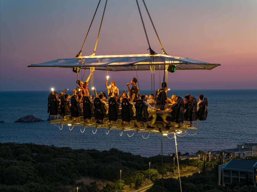 Dinner in the Sky Dubrovnik - Unlimited Wine, Local Style, and the Party Pace