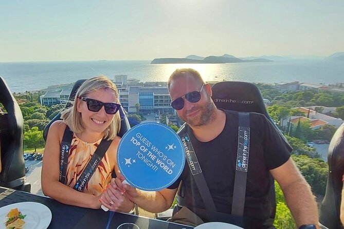 Dinner in the Sky Dubrovnik - Dine 50m above ground - How to think about the view: rotation, direction, and weather