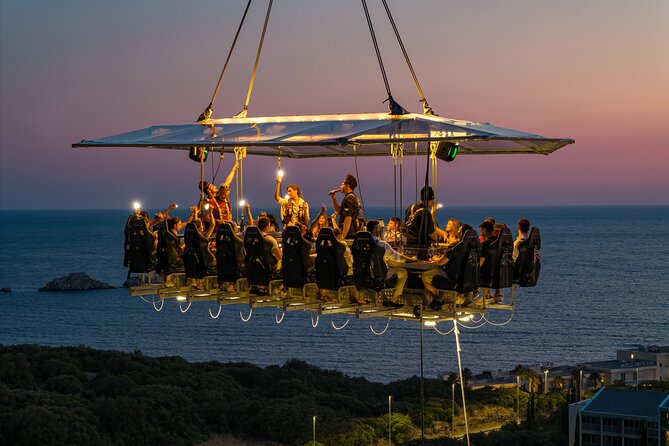 Dinner in the Sky Dubrovnik - Dine 50m above ground - Your menu choices: 3-course meals or the Croatia tasting path
