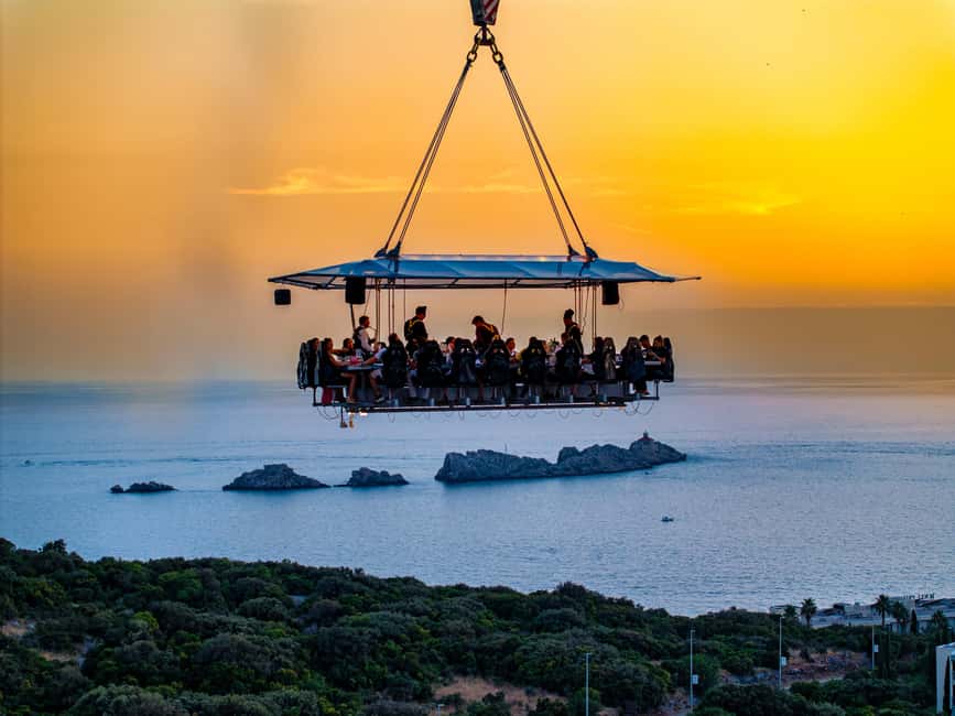 Dinner in the Sky Dubrovnik - Your Menu Choice: Meat, Fish, Vegetarian, or the 4-Region Tasting
