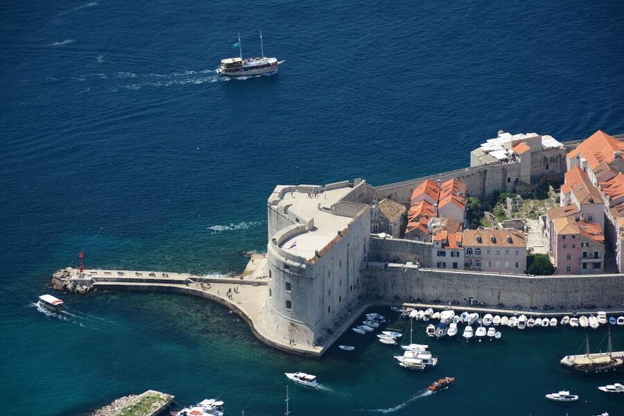 Dubrovnik: 45-Minute Panoramic Cruise Tour - Cruise-by viewpoints: Old Town walls, Lovrijenac Fortress, and the Hilton view