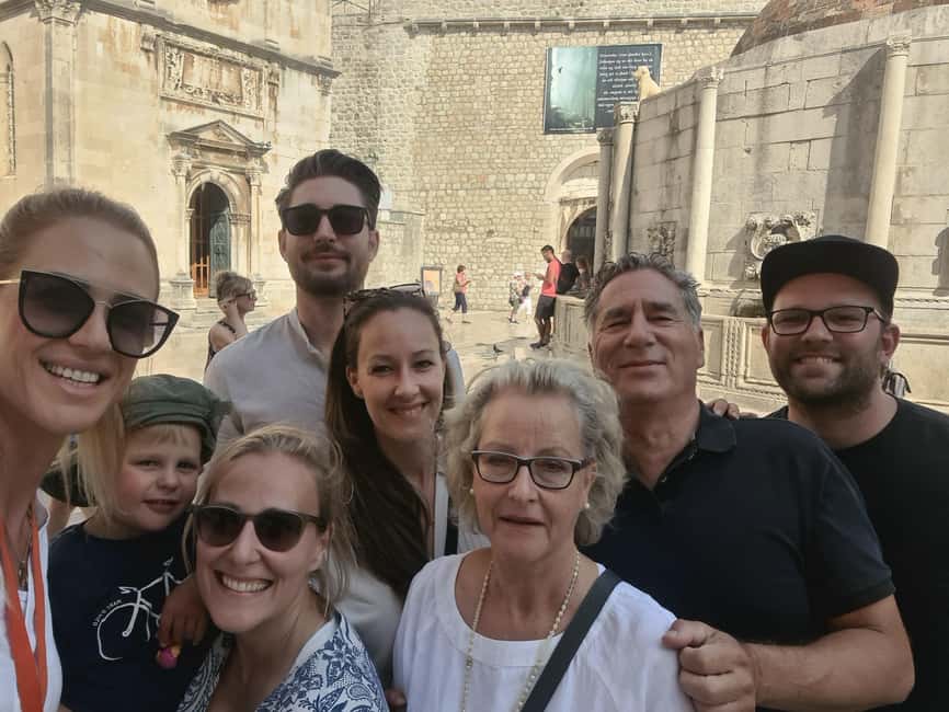 Dubrovnik:City Walls & Old Town 2 in 1 Walking Tour - Franciscan Church and Monastery, Onofrio’s Fountain, and Orlando’s Column