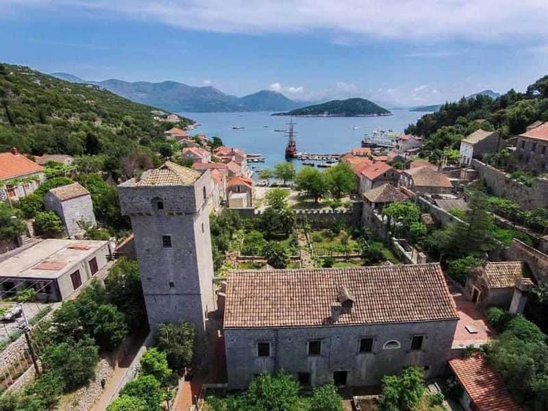 Dubrovnik: Elaphite Island Hopping Cruise on Karaka Ship - Šipan and Suđurađ village: guided stories, snorkeling, and wine options