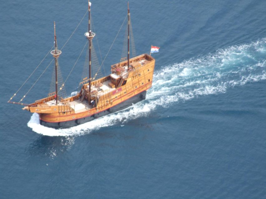 Dubrovnik: Elaphite Island Hopping Cruise on Karaka Ship - Lopud island: three hours to hike, swim, or ride a golf cart to Šunj
