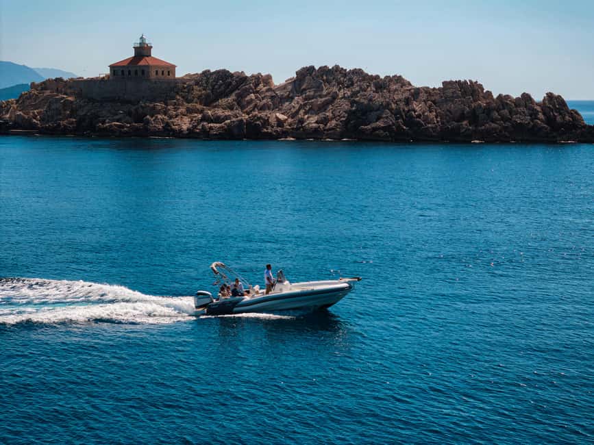 Dubrovnik: Elaphite Islands Private Speedboat Full-Day Tour - Koločep, Blue Cave photo stop, and the final swim window
