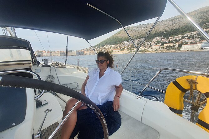 Dubrovnik : Full Day Group Sail Boat Tour to Elaphiti & Blue Cave - How the Sailing Works: Lessons, Steering, and a Relaxed Pace