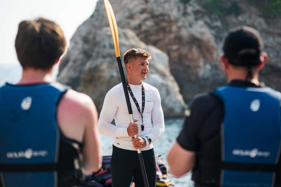 Dubrovnik: Guided Sea Kayaking and Snorkeling Tour - Meeting at Pile Bay and the safety briefing that sets the tone