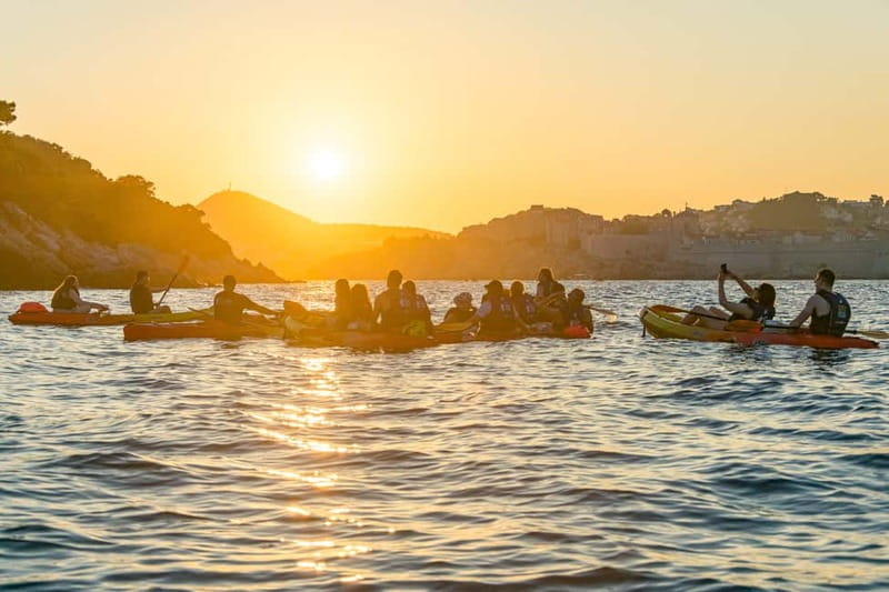 Dubrovnik: Guided Sunset Sea Kayaking with Snacks and Wine - Betina Cave beach stop: swimming and snorkelling time