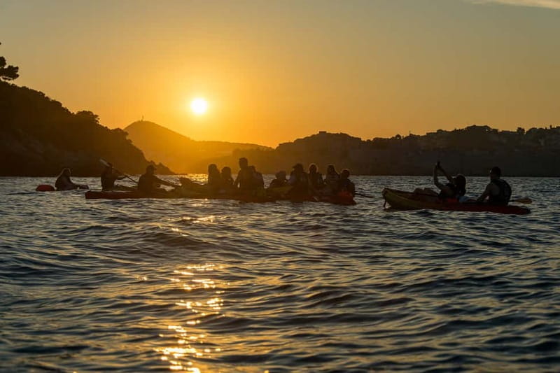 Dubrovnik: Guided Sunset Sea Kayaking with Snacks and Wine - Weather changes the plan, and they handle it