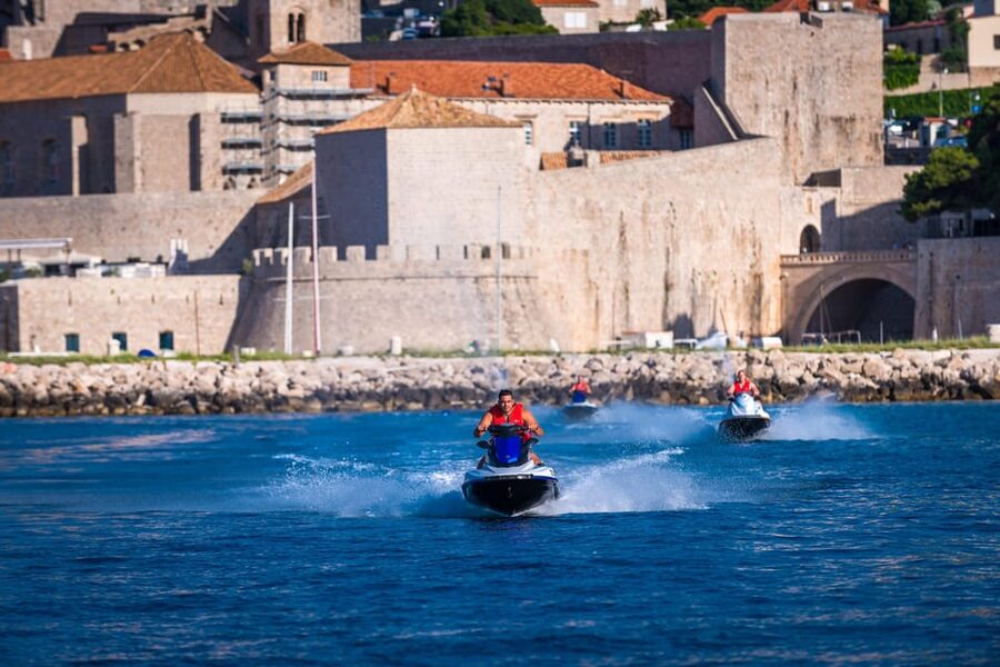 Dubrovnik: Jet Ski Tour - Old Town Walls From the Water, Towers, Forts, and Bastions