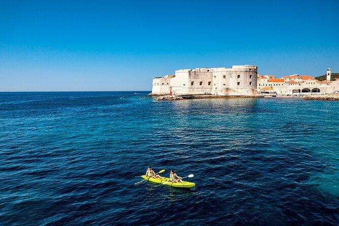 Dubrovnik Kayak Rental on Banje Beach - The 2-hour self-guided paddle: Old Town views, beaches, coves, and caves