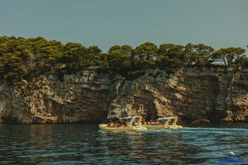 Dubrovnik: Morning Blue Cave speedboat tour with drinks - Sunj Beach on Lopud: sandy shallows, pine shade, and a relaxed pace