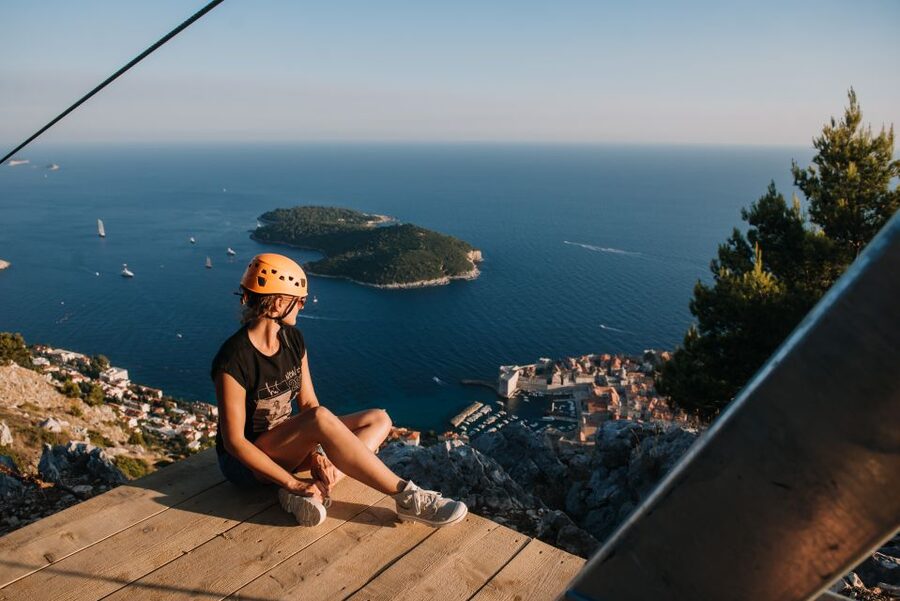 Dubrovnik: Panorama Zipline Tour - Getting Oriented at Ilijina Glavica and Riding Up to Mount Srdj