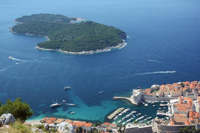 Dubrovnik Panoramic Sightseeing Tour with Guide (minivan) - Bosanka viewpoint: the postcard angle for Old Town details