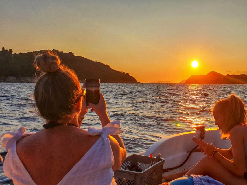 Dubrovnik: Private Boat Cruise at Sunset with Champagne - Dubrovnik’s city walls and Fort Lovrijenac, seen the way defenses were meant to be seen