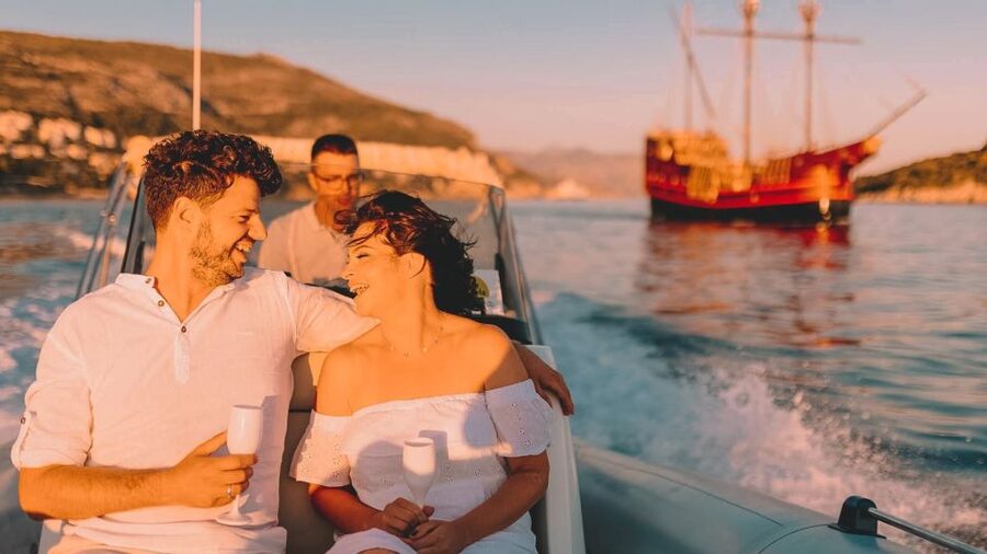 Dubrovnik: Private Boat Cruise at Sunset with Champagne - Lazarettos: the quarantine past that adds real depth to a sunset outing