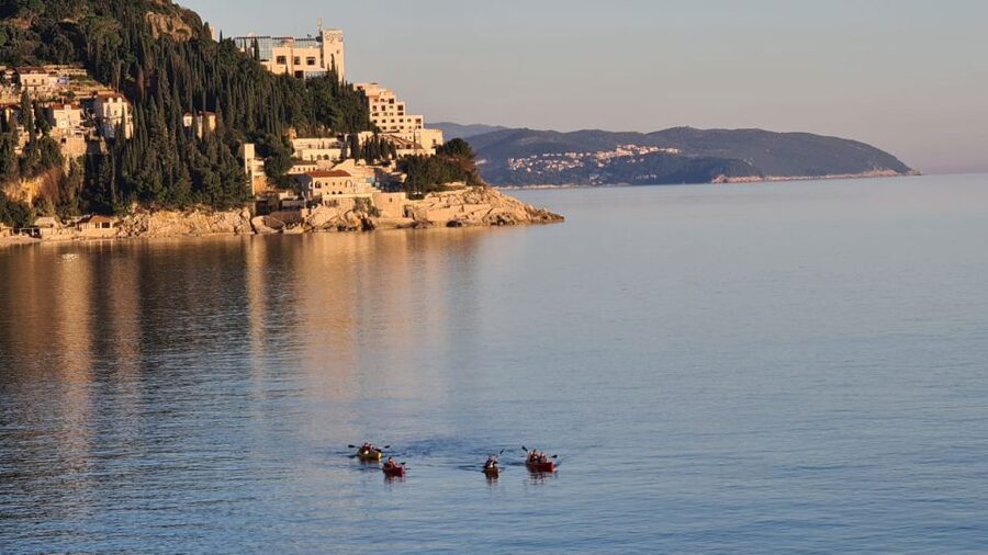 Dubrovnik: Sea Kayaking Half-Day Tour - Paddling Out From Pile Bay, Lovrijenac Fortress at Your Back