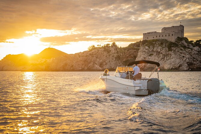 Dubrovnik Sunset Tour By Boat With Local - Fort Lovrjenac: Dubrovnik’s Gibraltar, Sized Up by Sea-Level Views