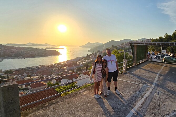 Dubrovnik Sunset Tour with Scenic Views and Local Wine - Stop 4: Bosanka viewpoint ruins, Old Town walls and horizons