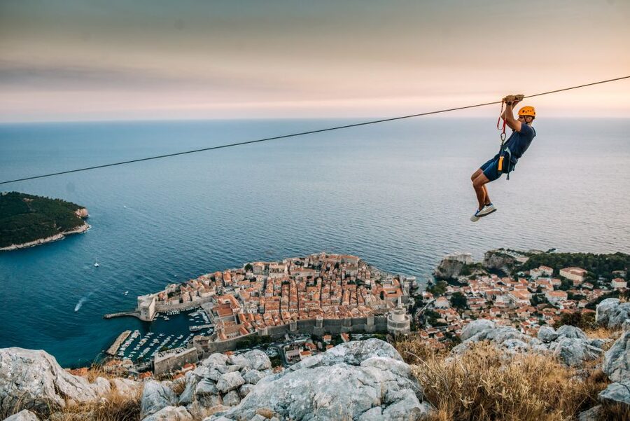 Dubrovnik: Sunset Zip Line Experience Followed by Wine - The 3-hour flow: briefing, training, then four zip line rides