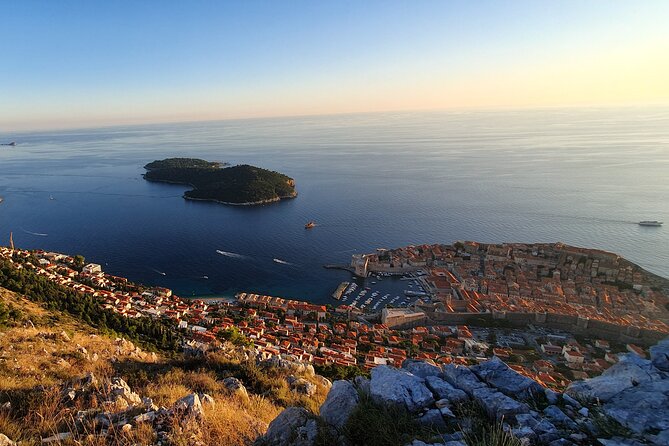 Dubrovnik Van Tour for Panoramic Views - Bosanka Postcard View: Old Town From Above and Lokrum in the Same Frame