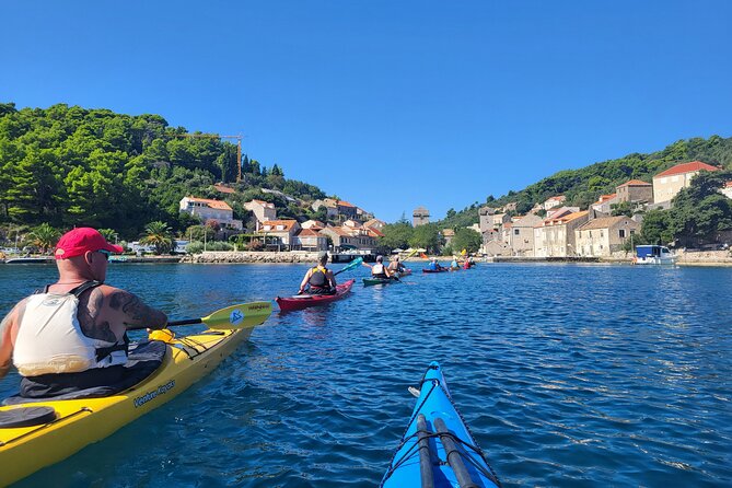 Elaphite Islands Full-Day Kayak and Bike Tour from Dubrovnik - Šipan by bike: village views, olive groves, and a fishing island feel