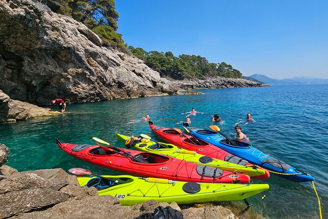 Elaphite Islands Full-Day Kayak and Bike Tour from Dubrovnik - Back to Lopud by kayak, then medieval Lopud wandering before the ferry home