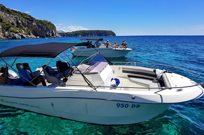 Explore Elaphiti Islands in this unique tour at your own pace for 4 or 8 hours - Your boat setup: sun deck comfort, fridge, and snorkeling gear