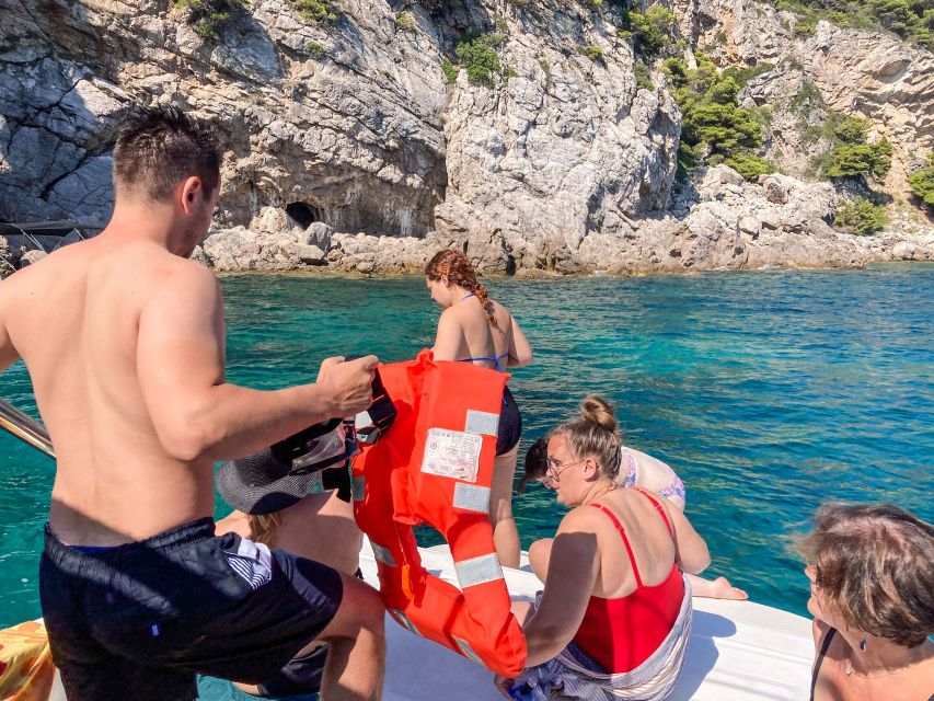 From Dubrovnik/Cavtat: Blue Cave, Sunj Beach Speed Boat Tour - Šunj Beach On Lopud: Shallow Water, Sand Time, And How To Get Loungers