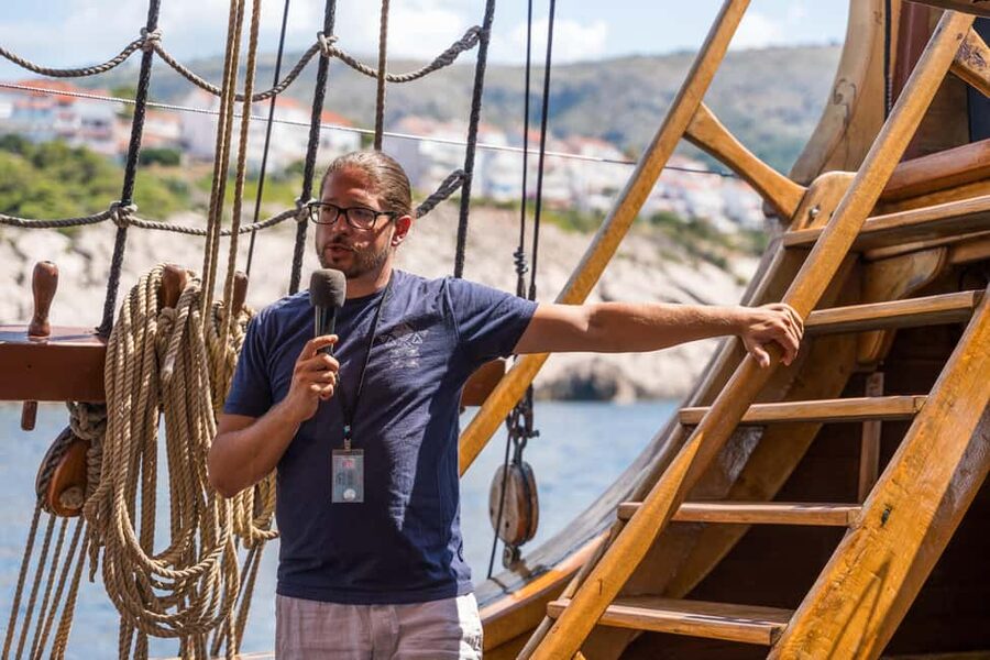 From Dubrovnik: Elaphiti Islands Galleon Cruise with Lunch - Island Stop #1, Lopud: Gardens, Swims, and a Quiet Pause
