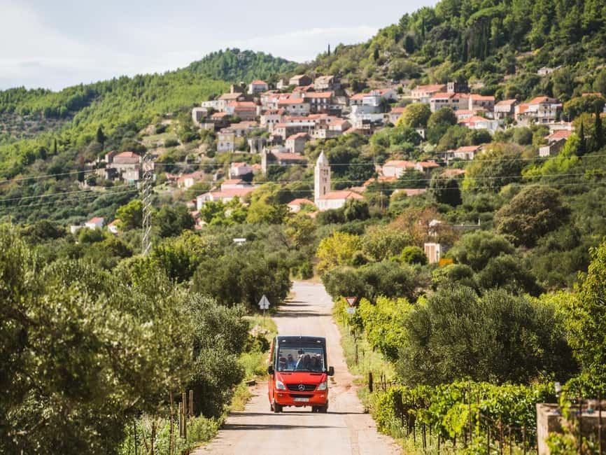 From Korcula Town: Local Wine & Sightseeing Half-Day Tour - Winery Stop 1: How the First Tasting Sets Your Tastes
