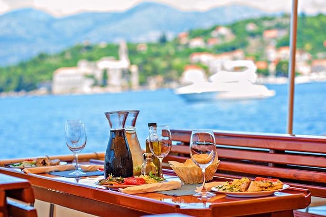 Full-Day Dubrovnik Elaphite Islands Cruise with Lunch and Drinks - Kolocep Island: caves, cliffs, and beach-and-snorkel payoff