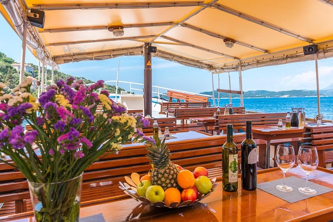 Full-Day Dubrovnik Elaphite Islands Cruise with Lunch and Drinks - Lunch onboard: grilled choices that actually fill you up