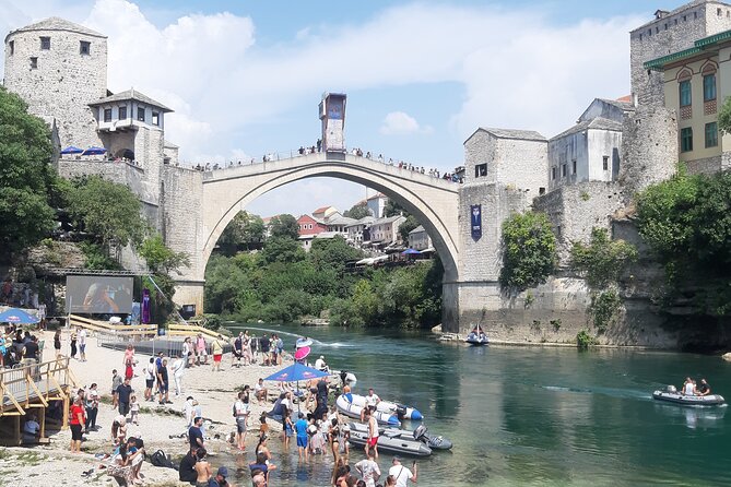 Full-Day Tour of Mostar and Kravica Waterfalls small group - Mostar time: 3 hours to eat, wander, and make sense of the river and bridge