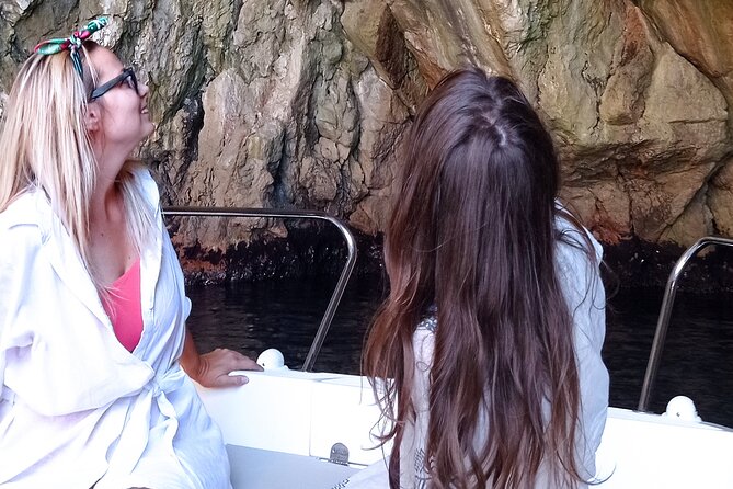 Half-Day Private Speed Boat Tour in Dubrovnik on Elaphiti Islands - Green Cave at Kolocep: viewing first, then deciding to get in
