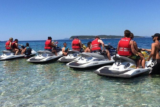 Jet Ski Safari Tour 1h - Passing Banje Beach, Then Back to the Dock