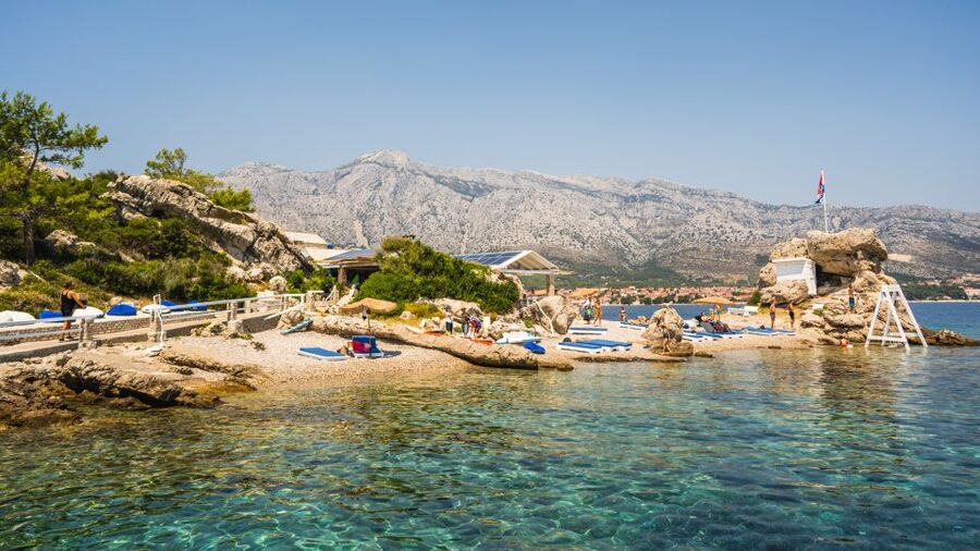 Korčula 3 ISLAND CATAMARAN TOUR Badija - Vrnik - Stupe - Badija Island: Lagoon Swim and Franciscan Monastery Walk