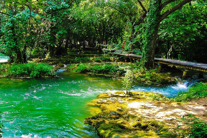 Krka National Park - Private Excursion from Dubrovnik with Mercedes Vehicle - The ancient monastery inside the park: culture between falls