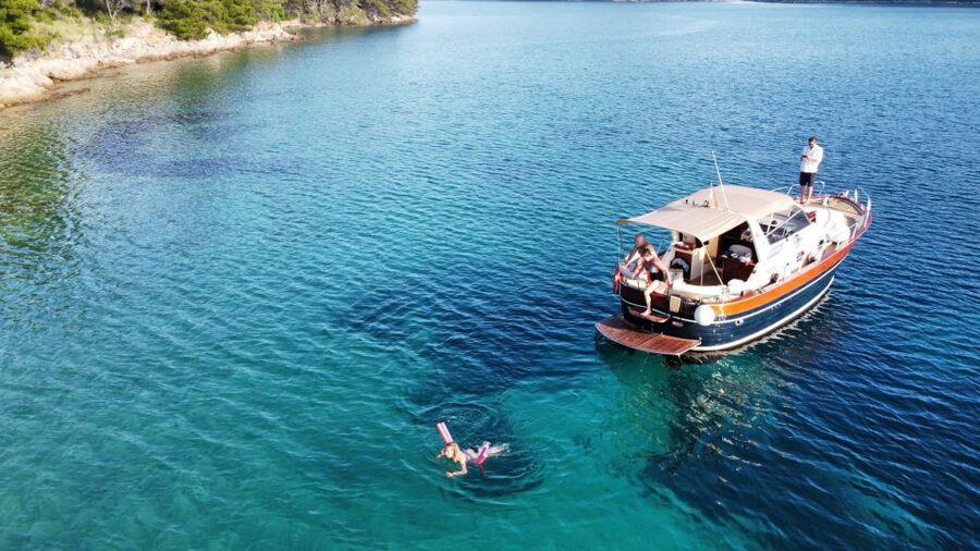 Luxury Private Boat Tour to Elaphiti Islands (4 hours) - Caves and Swim Stops: Blue Cave Visits and Protected Coves