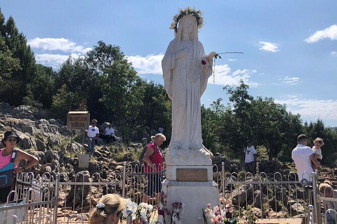 Medjugorje Private Day Trip from Dubrovnik + Kravice Waterfalls - Kravice Falls: 1 hour of waterfall time, entrance fees extra