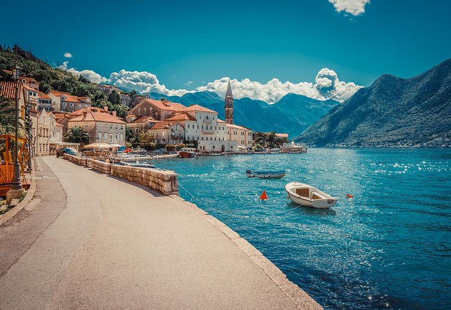 Montenegro Bay Cruise with Lunch on the Boat day trip - Cruising the Bay of Kotor like a fjord, mountains and tiny islands