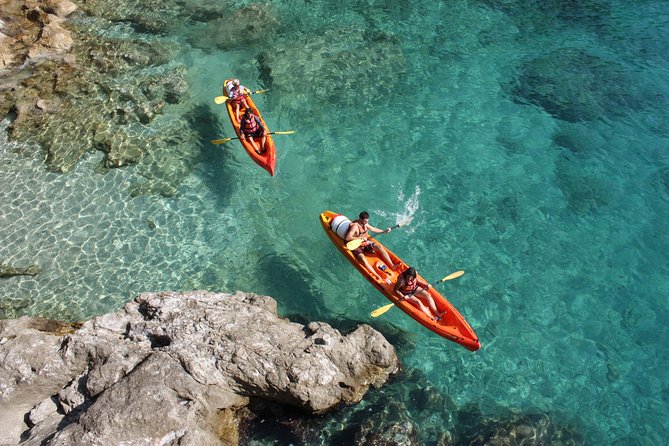 Morning and Day Tours - Sea Kayaking & Snorkelling Dubrovnik - Beachside snacks, drinks, and a breather for your shoulders