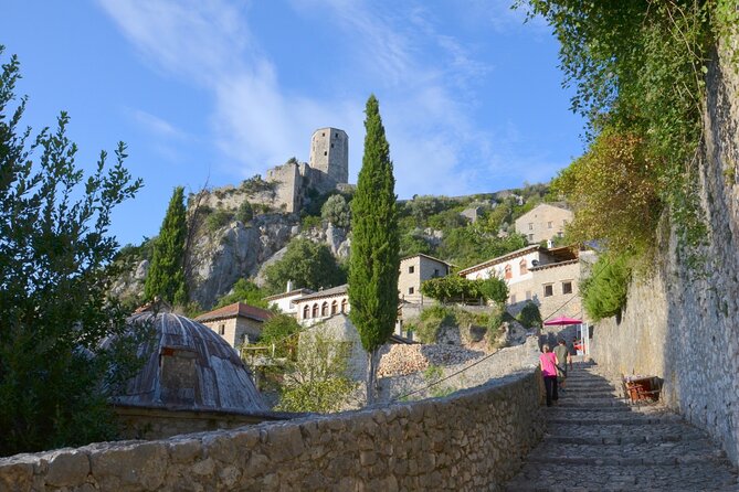 Mostar, Kravica Waterfalls and Pocitelj Day Trip from Dubrovnik - Počitelj Medieval Village: 30 Minutes of Streets, a Tower Climb, and Neretva Views