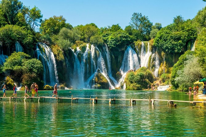 Mostar, Pocitelj and Kravice Waterfalls Private Tour from Dubrovnik - Mostar Old Bridge Area: 3 Hours in the Old Town