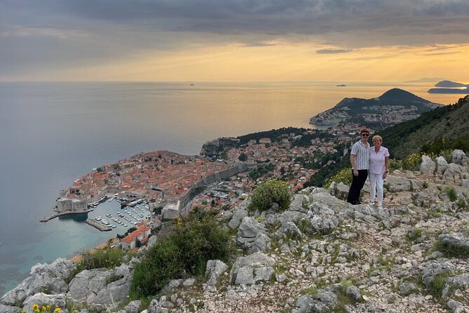 OLD CAR DUBROVNIK private sightseeing tour - Dr. Franjo Tuđman Bridge terrace: sea, bay, and the “two sides” view