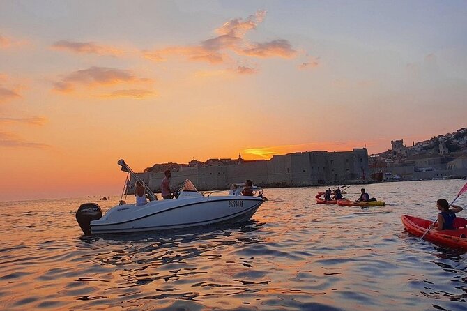 Private Boat Tour-Elafiti islands,Blue and green cave,Sandy Beach - Dubrovnik city walls from the sea side, the view that changes everything