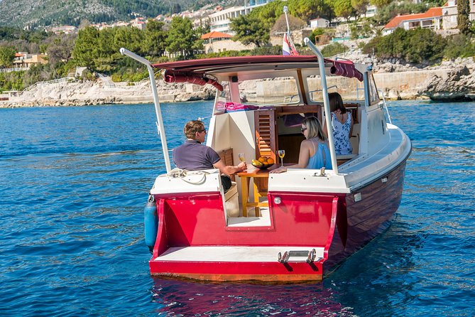 Private boat tour- explore the islands, find hidden caves and try snorkelling - Stop 1: Koločep Island for cave swims and snorkelling
